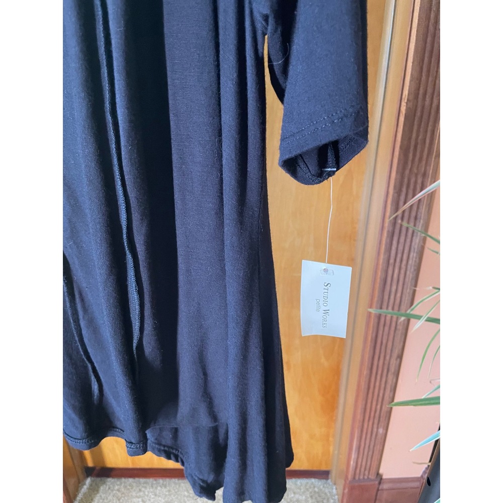 Whimsigoth Open Front Waterfall Cardigan Short Sleeve PS NWT Witchy Layers Fall - Picture 3 of 6